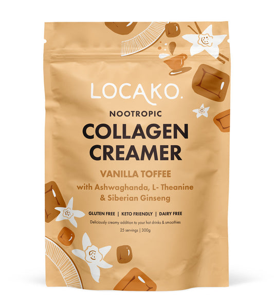 LOCAKO Coffee Creamer Locako Collagen Creamer - Nootropic - Vanilla Toffee