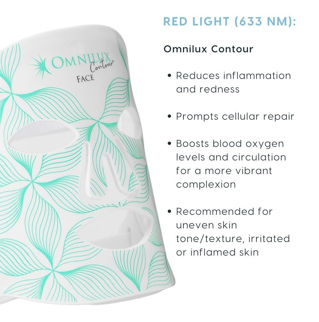 omnilux skin care Omnilux Contour Face LED Home Treatment Mask **Pre Order**
