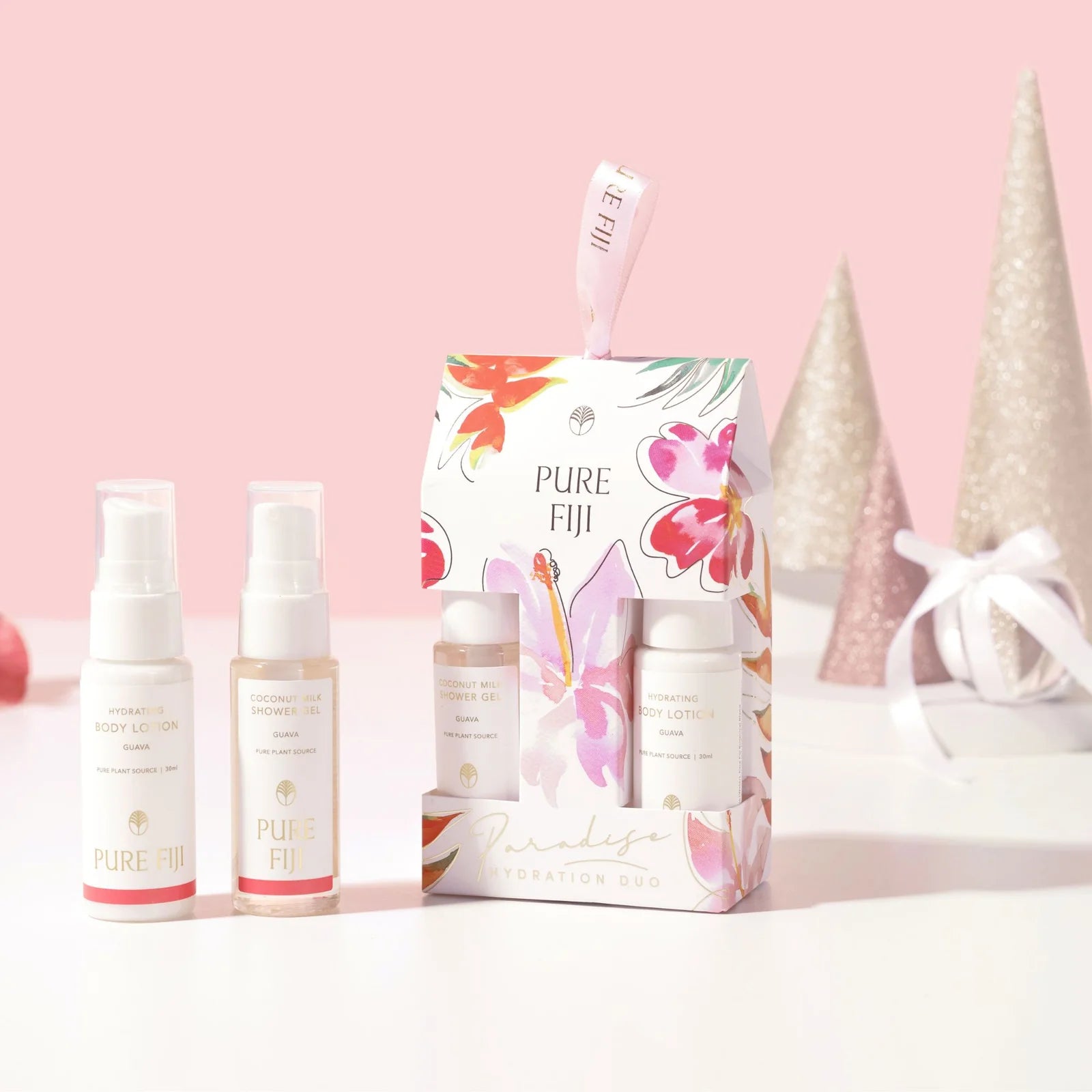 Pure Fiji Christmas Body Lotion Duo Gift Set