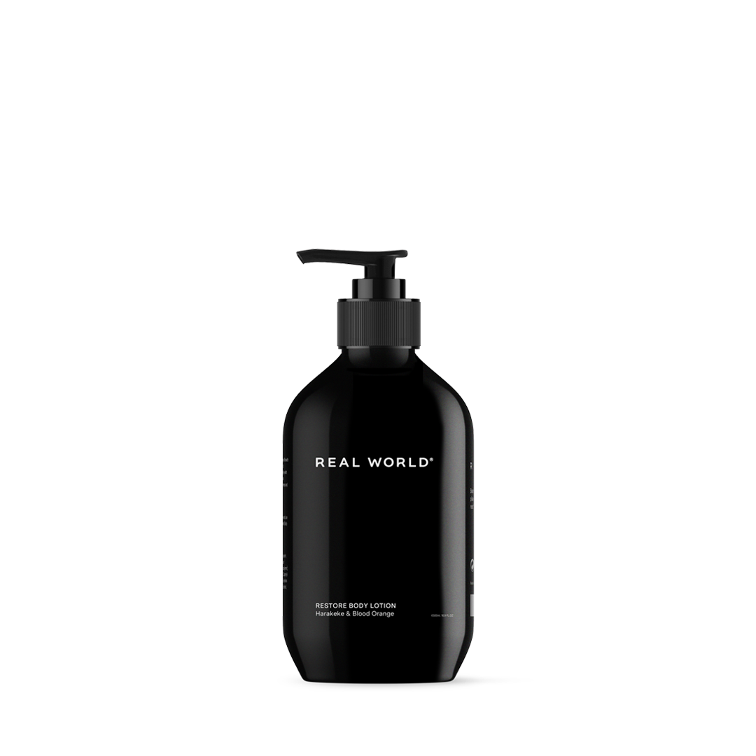 Real World body lotion Real World Restore Body Lotion - Harakeke & Blood Orange 400ml