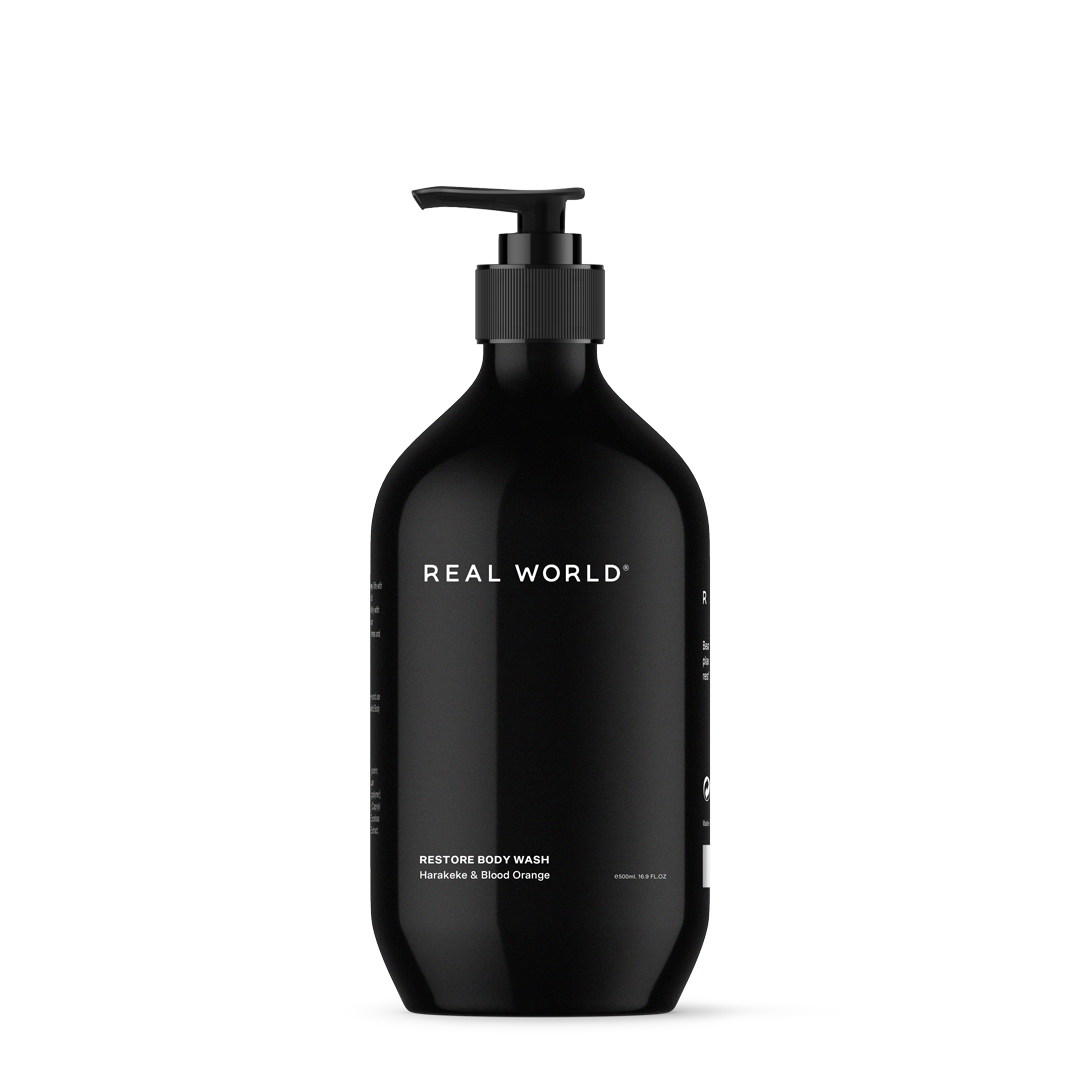 Real World body wash Real World Restore Body Wash - Harakeke & Blood Orange 500ml