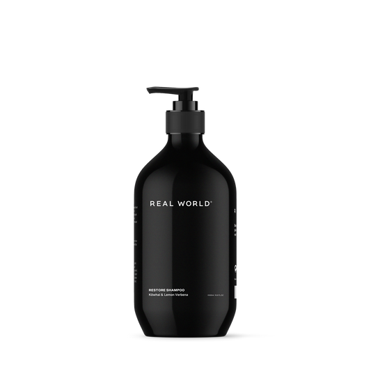 Real World Shampoo and Conditioner Real World Restore Shampoo - Kōwhai & Lemon Verbena 500ml