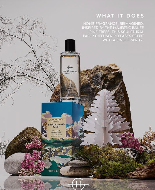 Glasshouse Interior Fragrance & Paper Diffuser - Breathtaking Banff **Last ones** - Exquisite Laser Clinic 