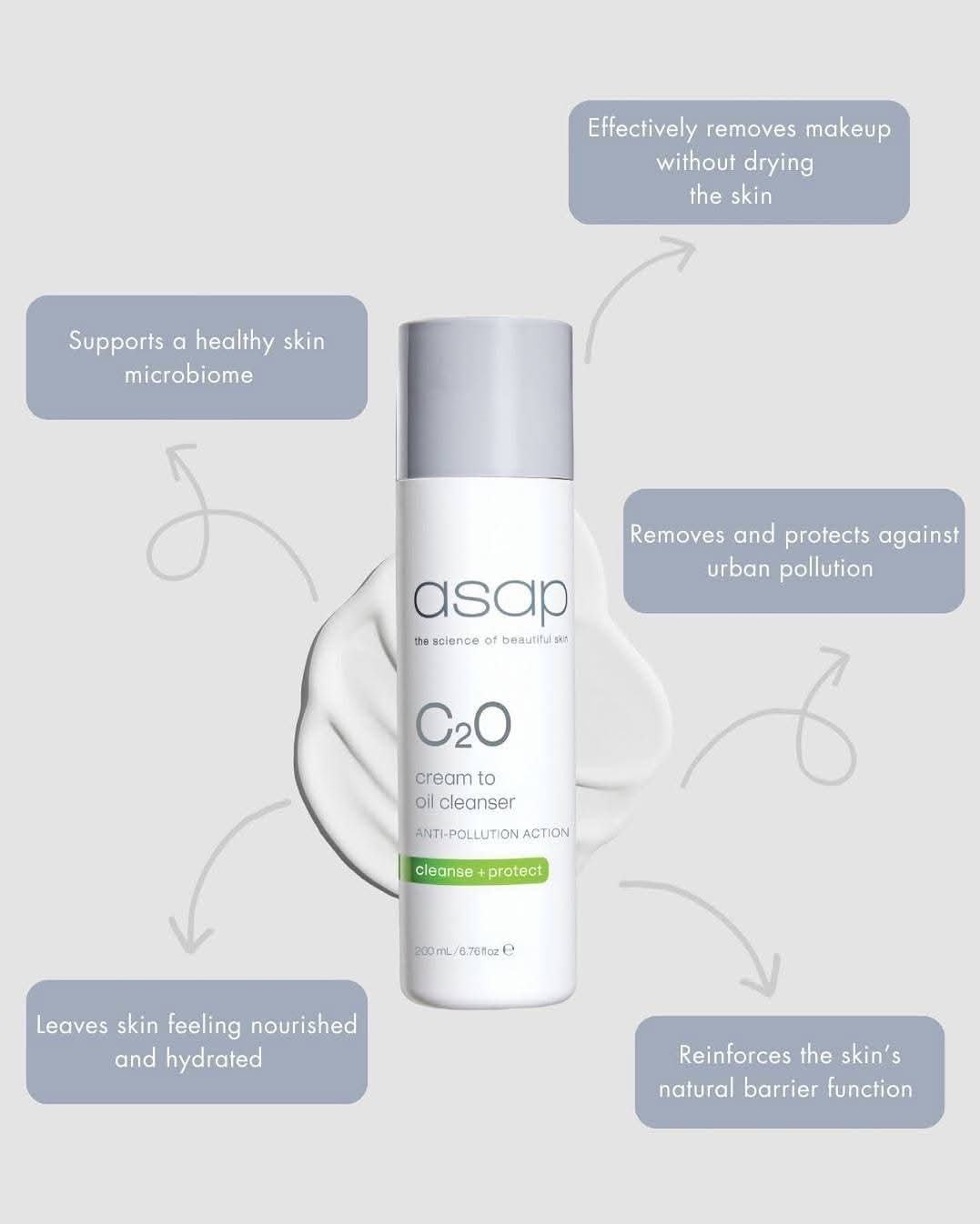 ASAP C20 Cream To Oil Cleanser