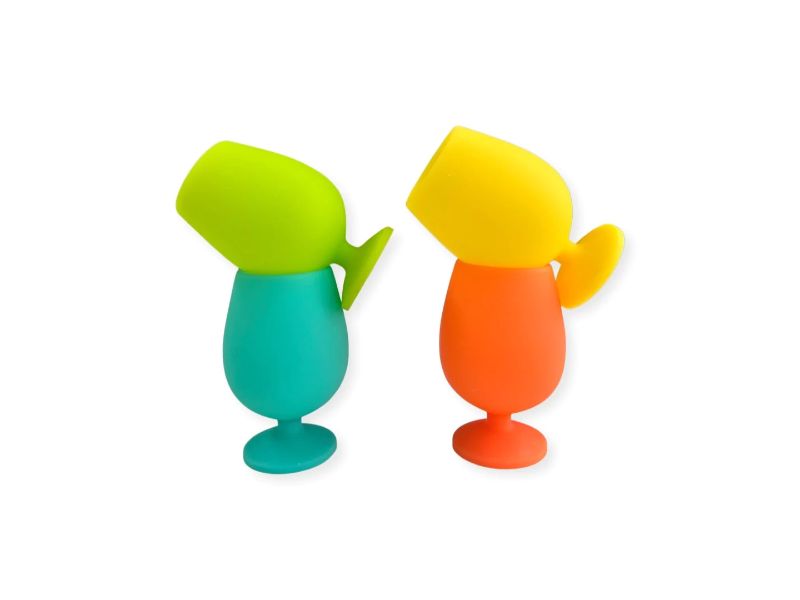 Porter Green Stemm Silicone Wine Glass Set