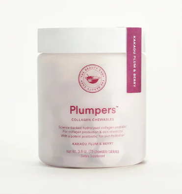 The Beauty Chef supplements Kakadu Plum & Berry The Beauty Chef Plumpers Collagen Chewables **Expiry 03/26**