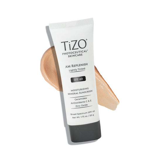 TiZO Sunscreen TiZO AM Replenish Lightly Tinted SPF40