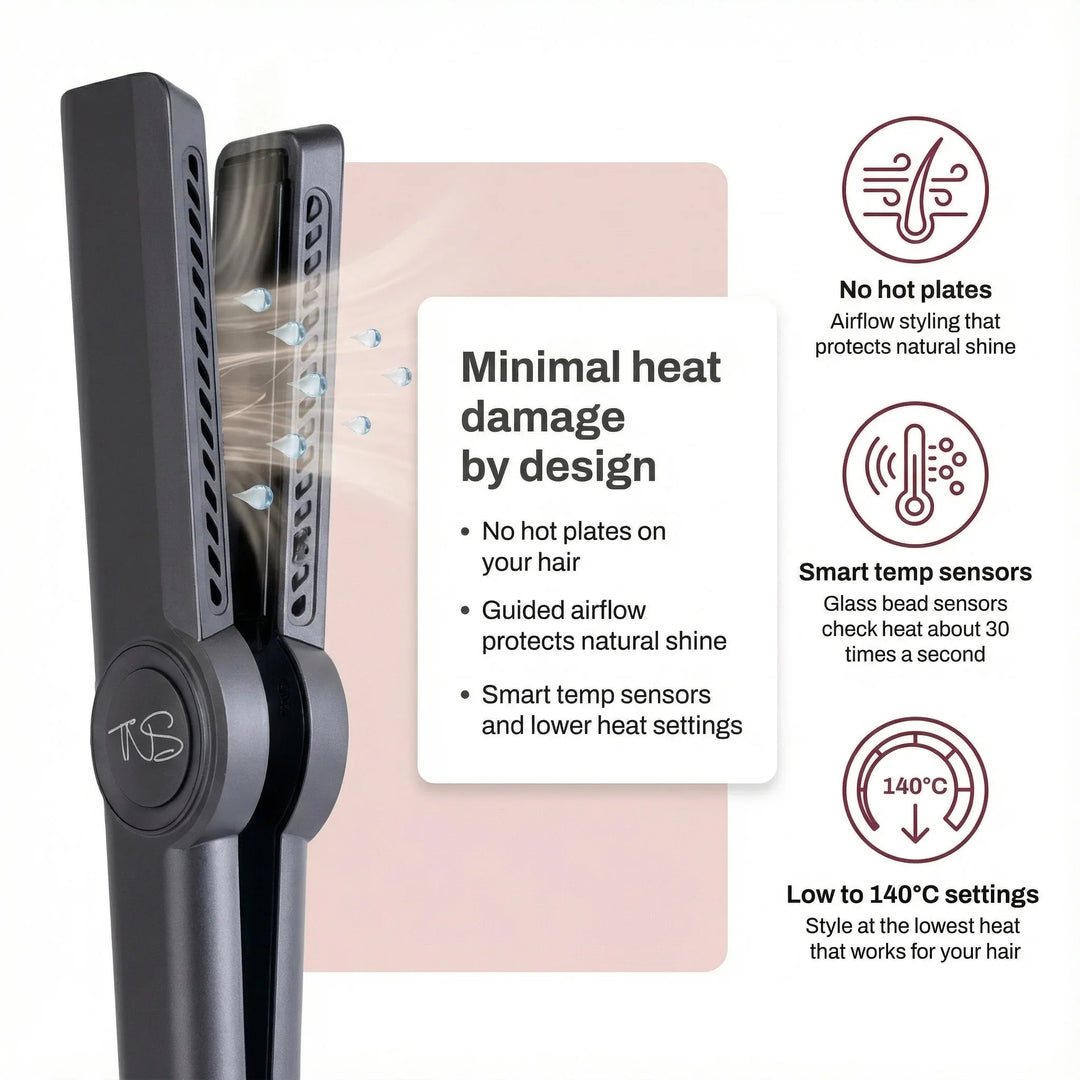 TNS hair Hair Straightener Dryer TNS SuperSilk - 2 in 1