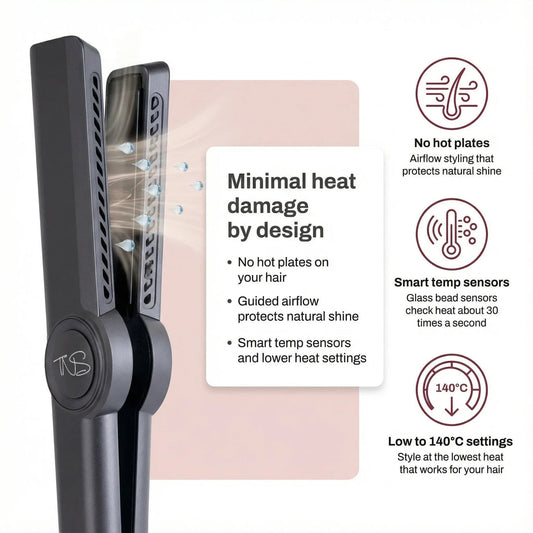 TNS hair Hair Straightener Dryer TNS SuperSilk - 2 in 1