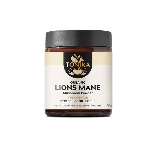 Tonika Powder TONIKA Organic Lion's Mane Powder Glass Jar - THE CREATOR 70gm