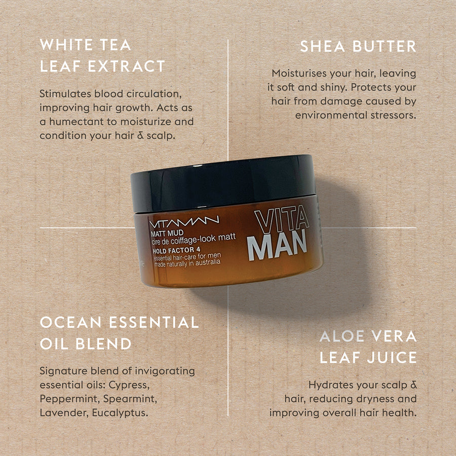 VITAMAN Hair Matt Mud VITAMAN Matt Mud (Max hold) 100g