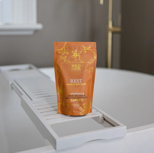 Wild Emery Bath Salts Rest Natural Bath Salts 180g