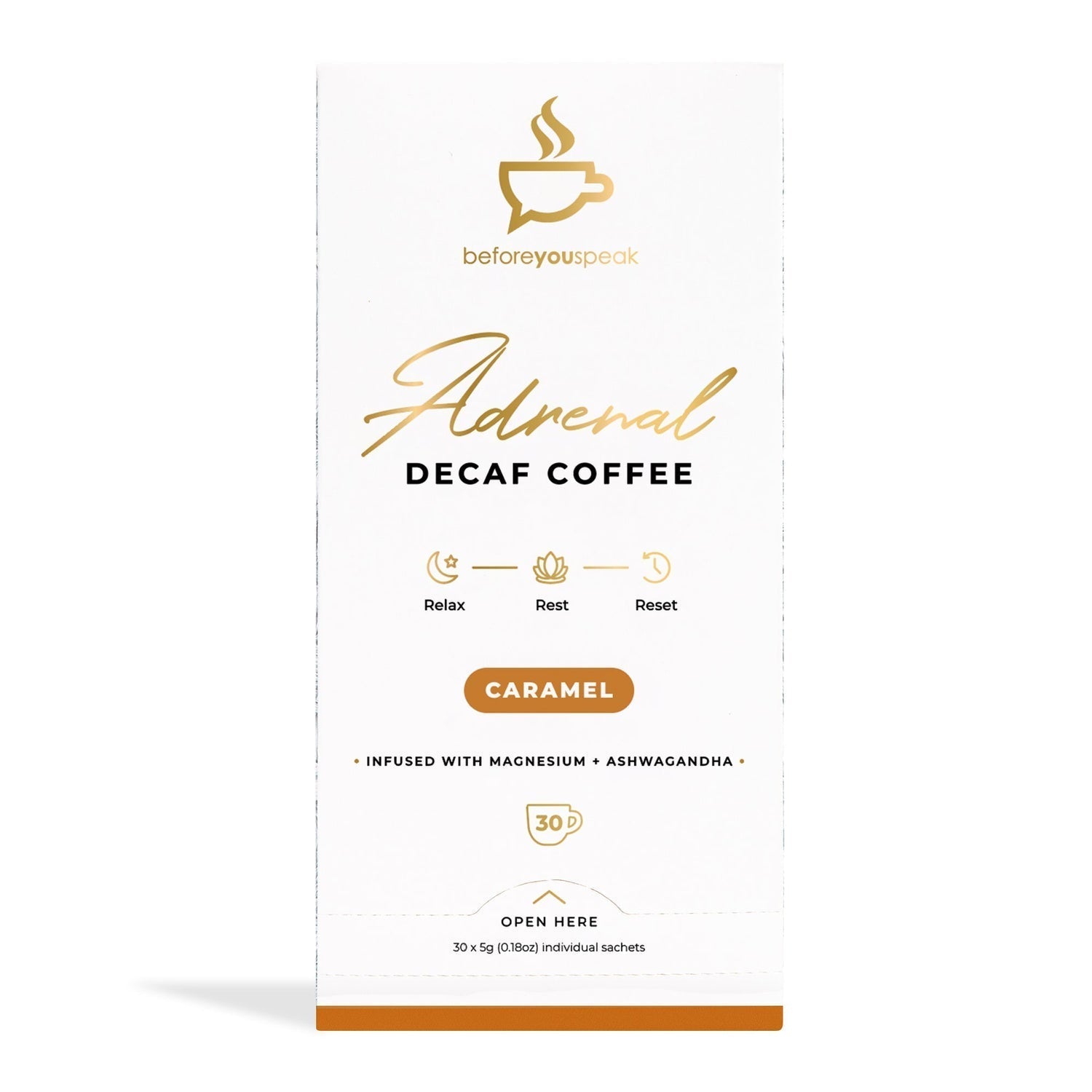 Adrenal Blend Decaf Caramel - Exquisite Laser Clinic