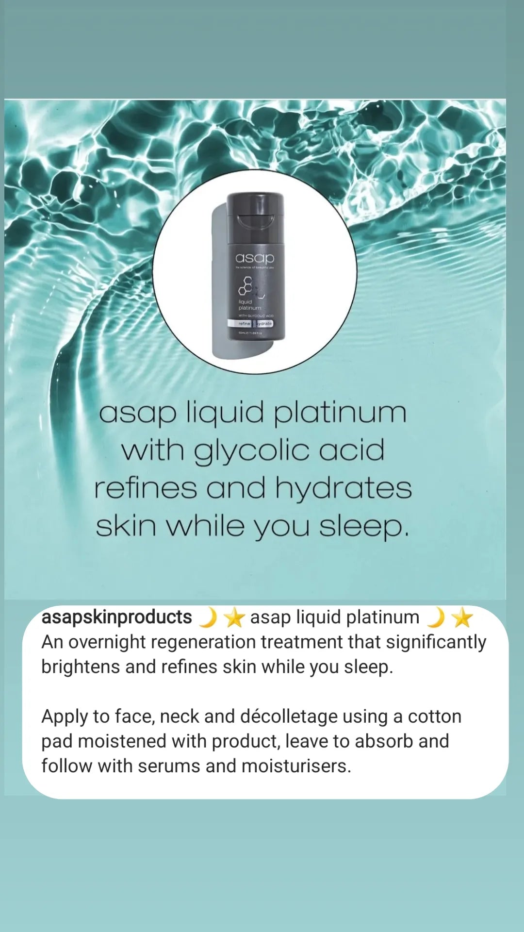 ASAP Liquid Platinum - Exquisite Laser Clinic