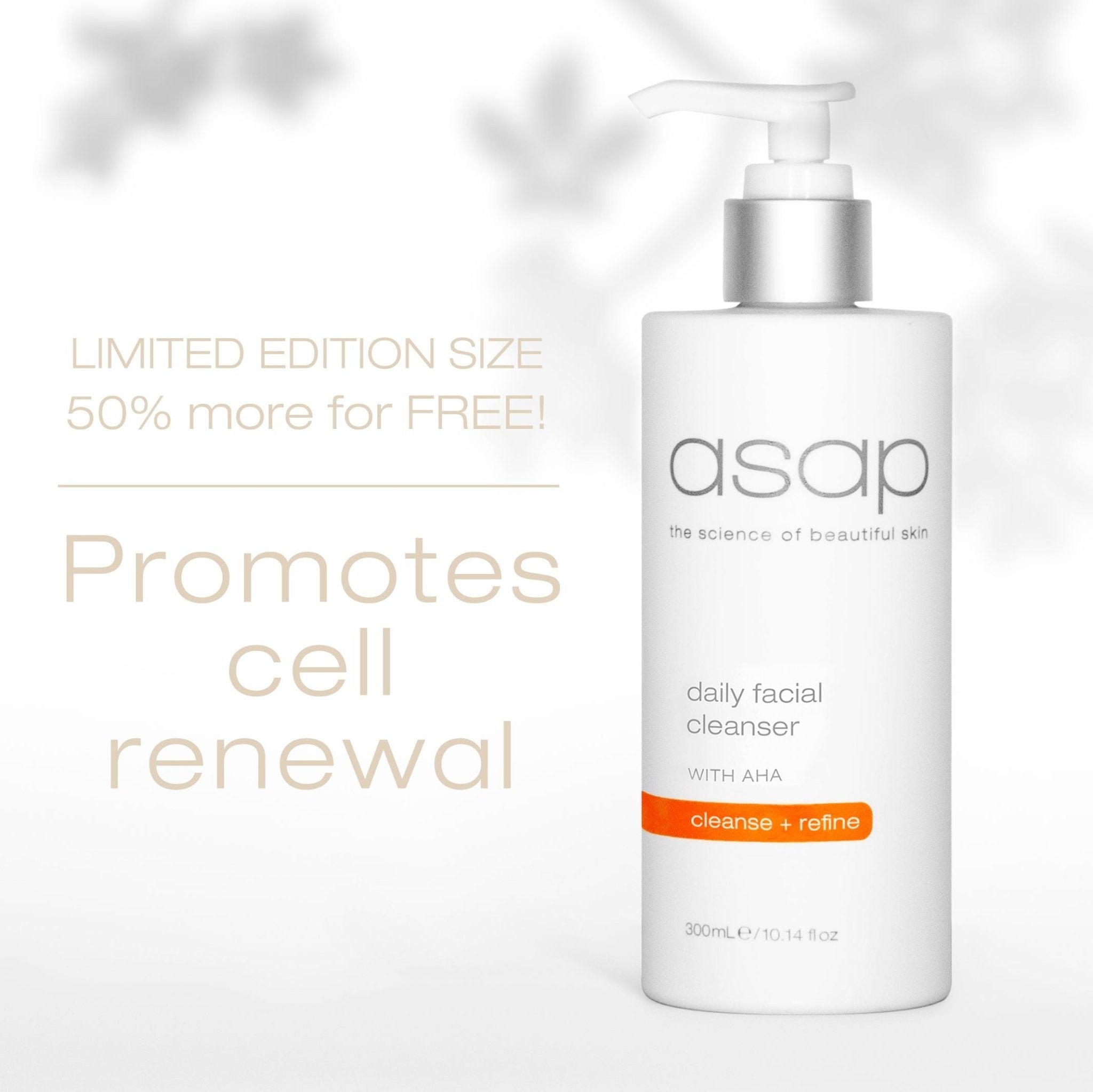 ASAP SKINCARE DAILY FACIAL CLEANSER 300ml