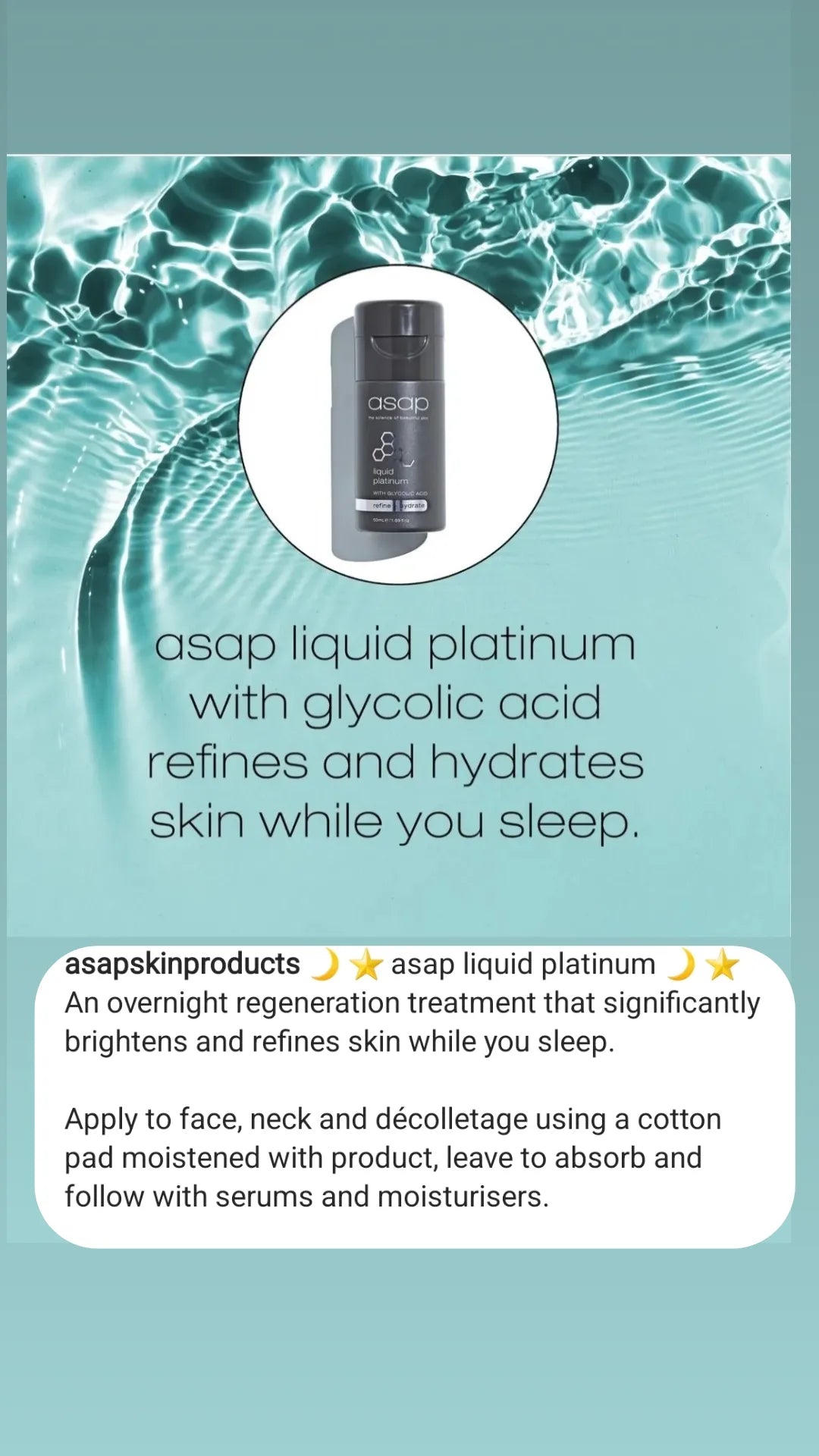 ASAP Skincare skin care ASAP Skincare Liquid Platinum