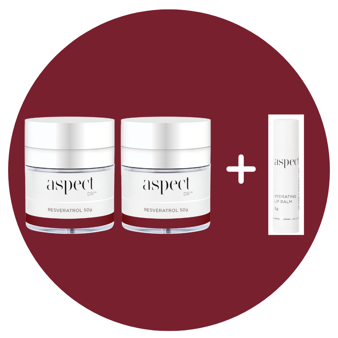 ASPECT DR Buy 2x Aspect DR Resveratrol and get a FREE Aspect Lip Balm - Exquisite Laser Clinic