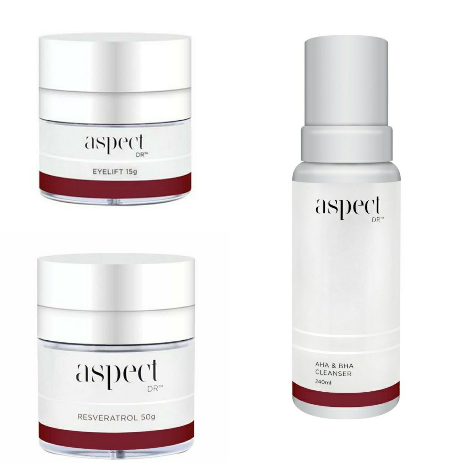 Aspect Dr Eye Lift + Resveratrol = FREE AHA/BHA Cleanser - Exquisite Laser Clinic