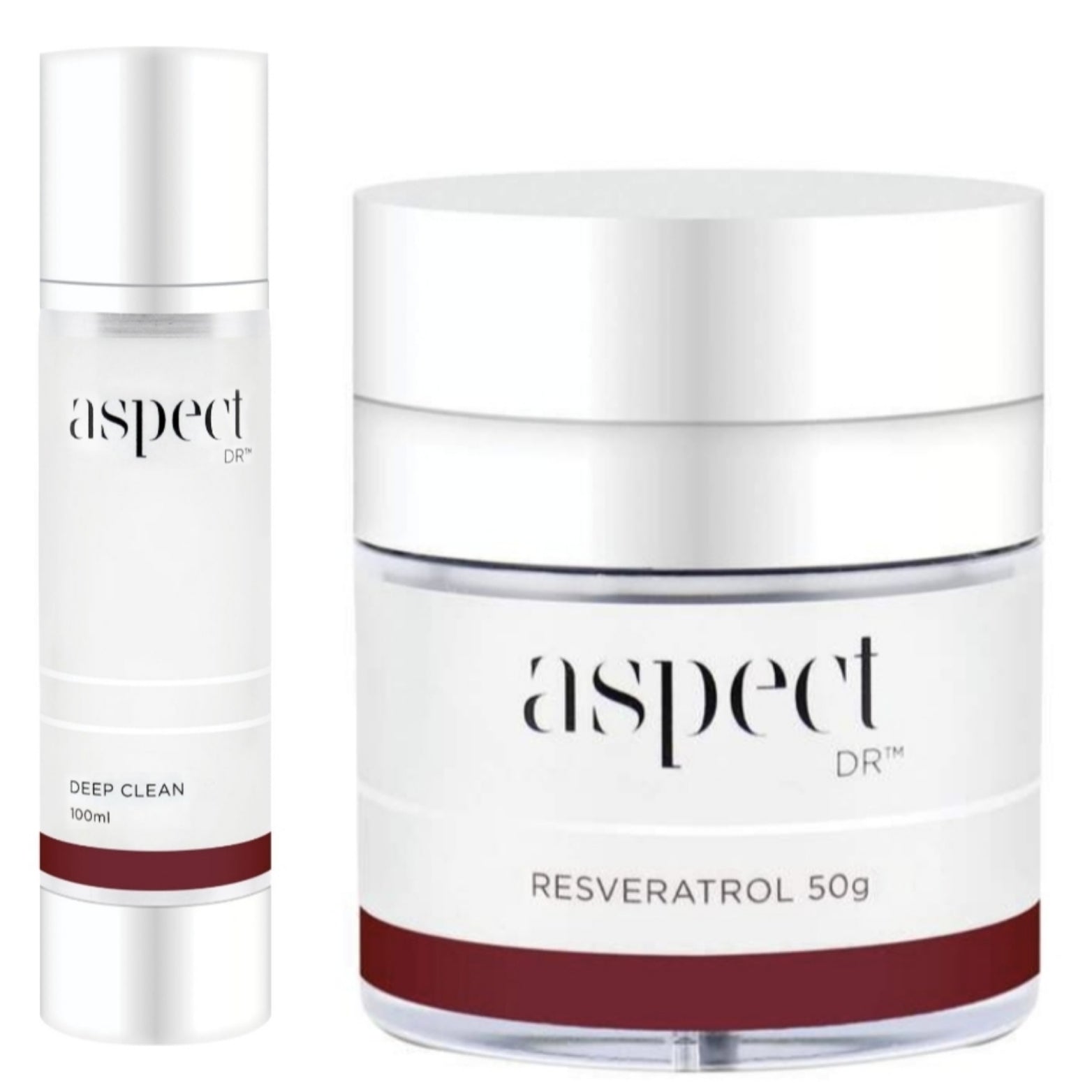 Aspect Dr Resveratrol Moisturiser + Deep Clean Cleanser - Exquisite Laser Clinic