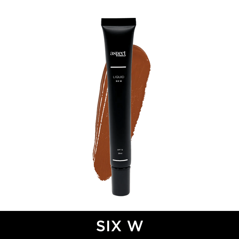aspect makeup makeup Liquid #6 w/warm Aspect Makeup Liquid Foundation