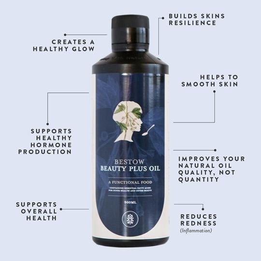 Bestow supplements Bestow Beauty Plus Oil 500ml