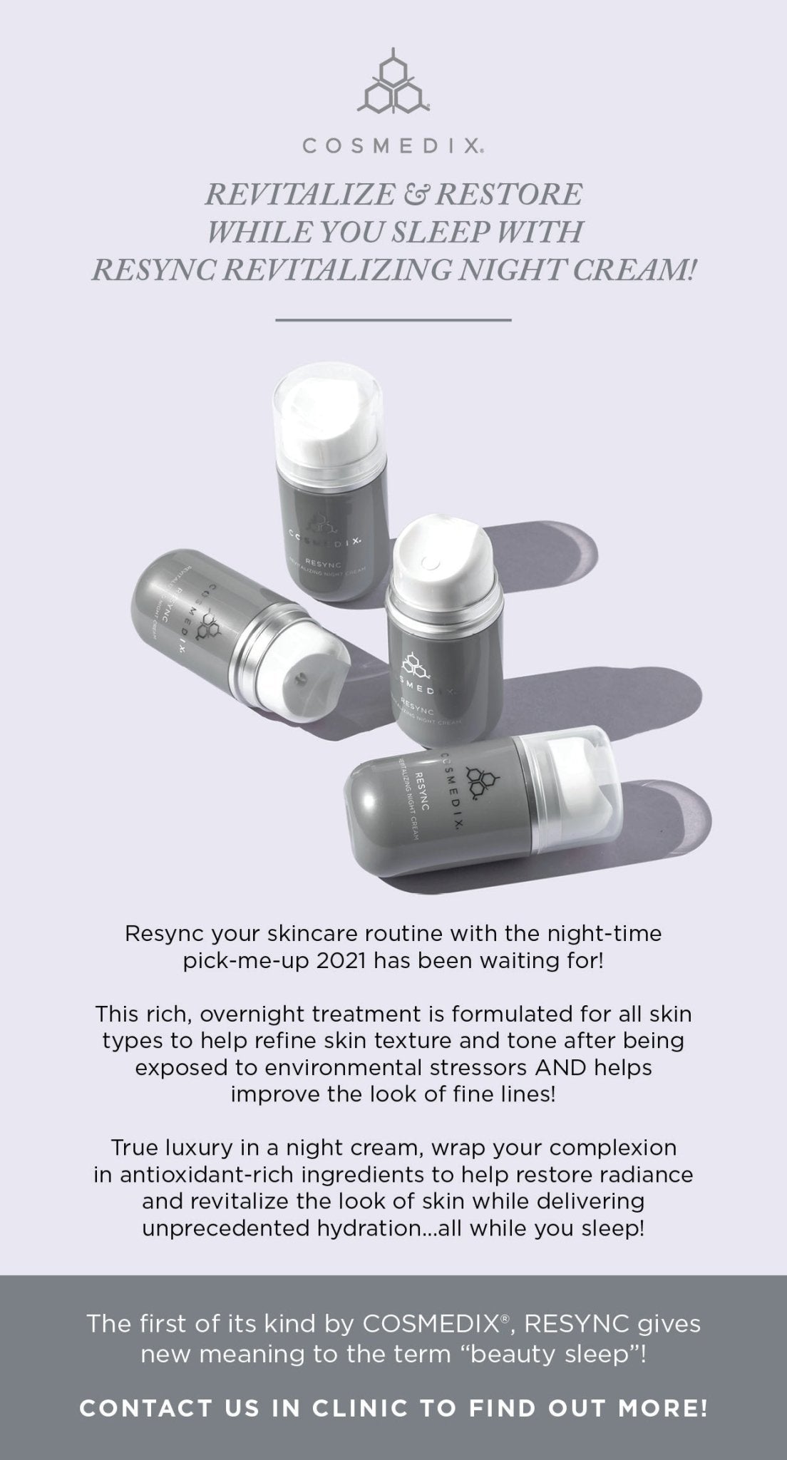 Cosmedix skincare Cosmedix Resync