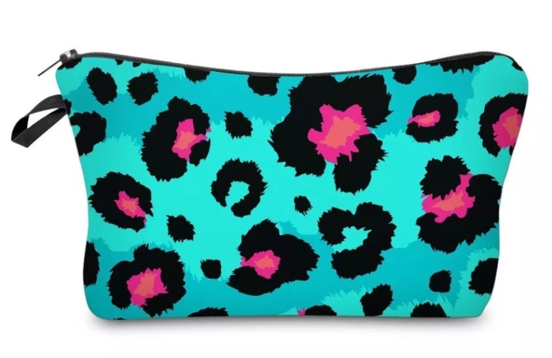 Cosmetic Bag Teal & Hot Pink - Exquisite Laser Clinic
