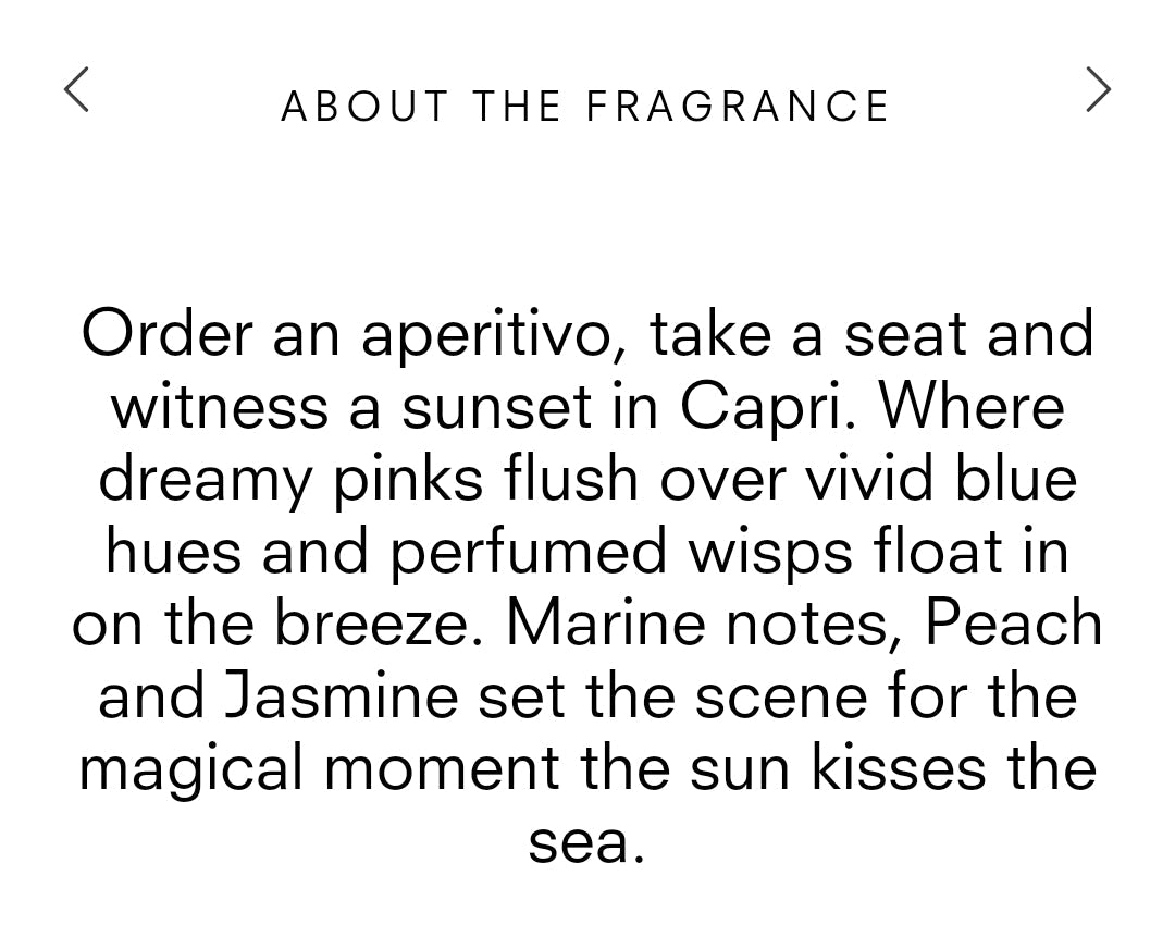 Glasshouse Candle Sunset in Capri - Exquisite Laser Clinic