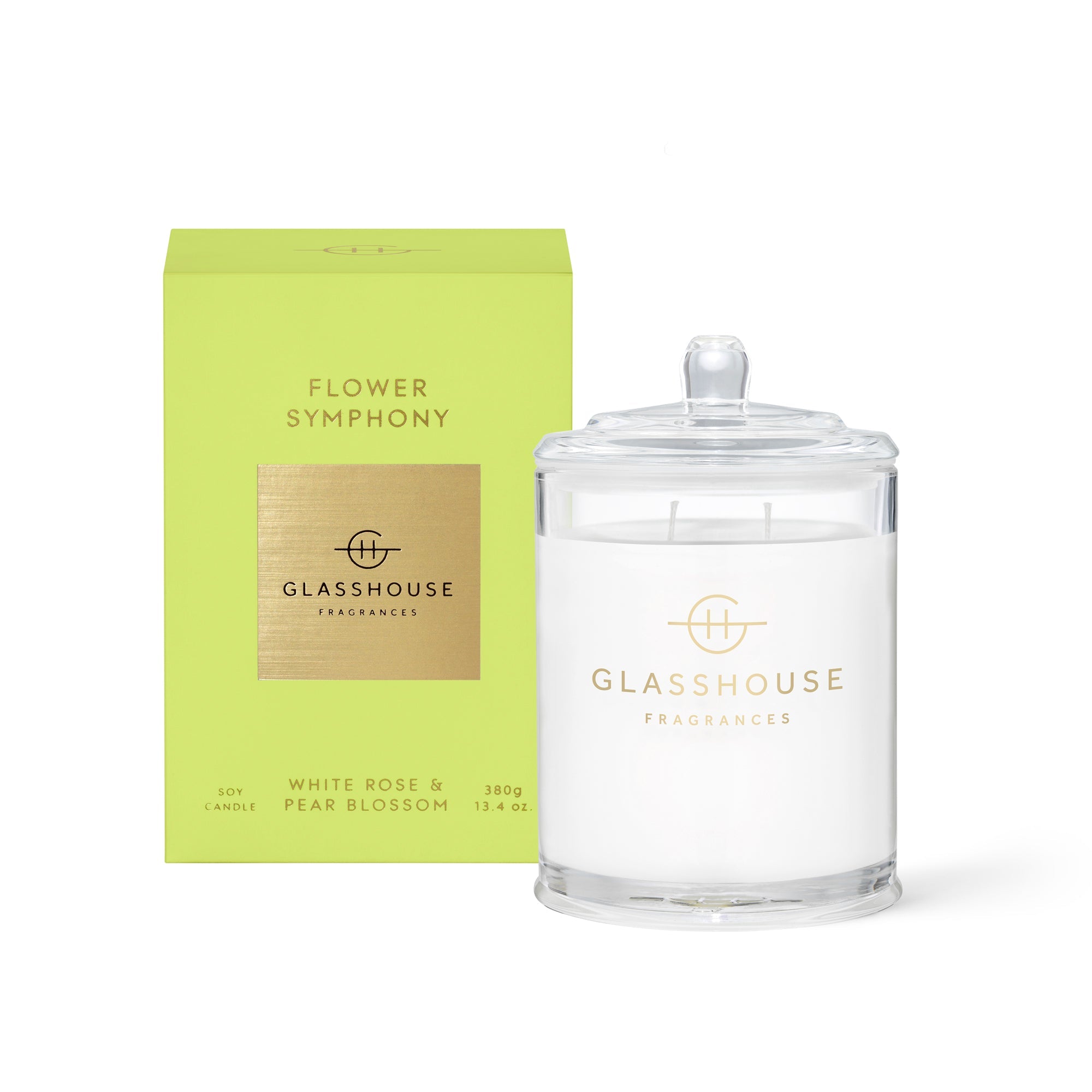 Glasshouse Flower Symphony Candle 380g - Exquisite Laser Clinic