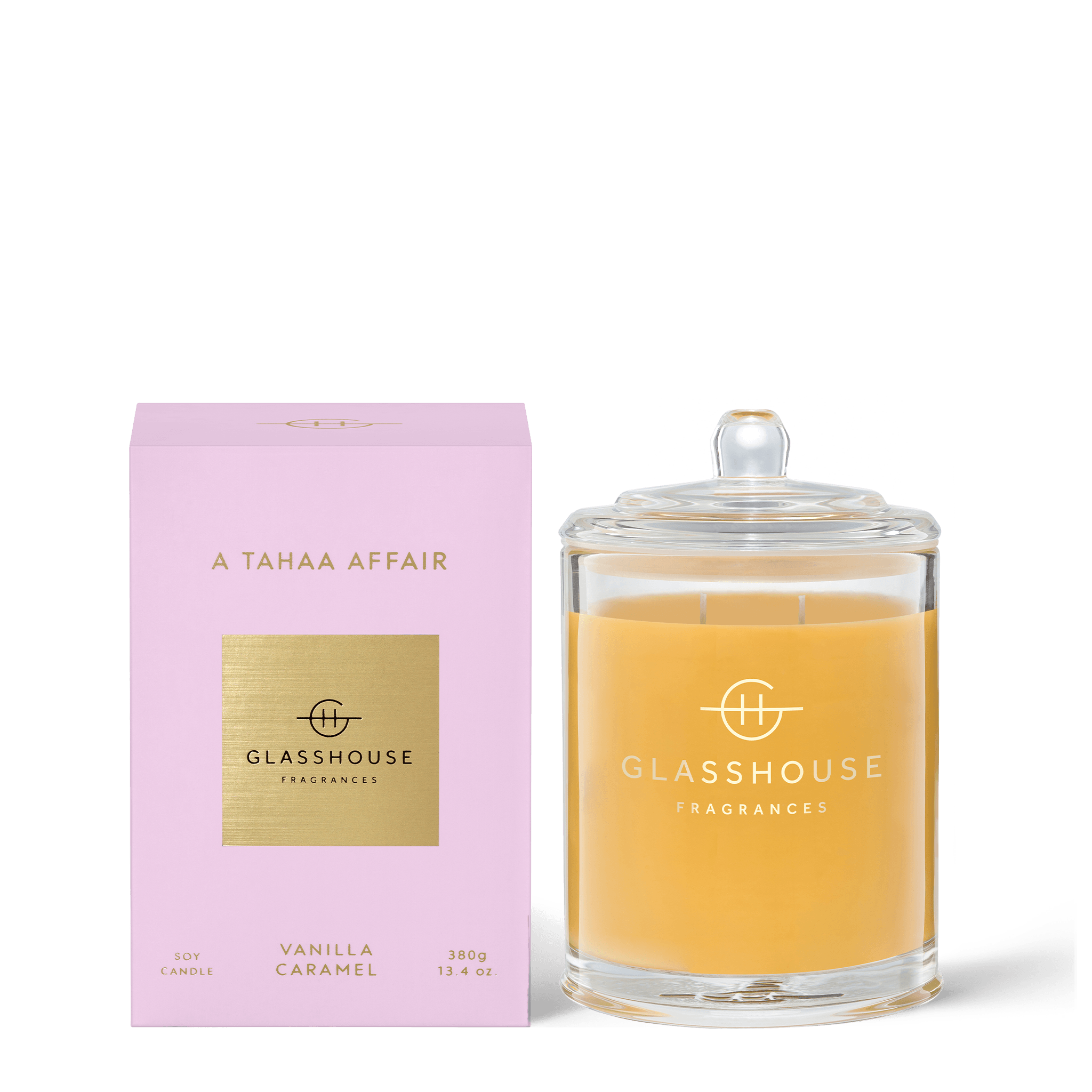 Glasshouse Fragrance Candle 380g Glasshouse Candle A Tahaa Affair (Vanilla & Caramel)
