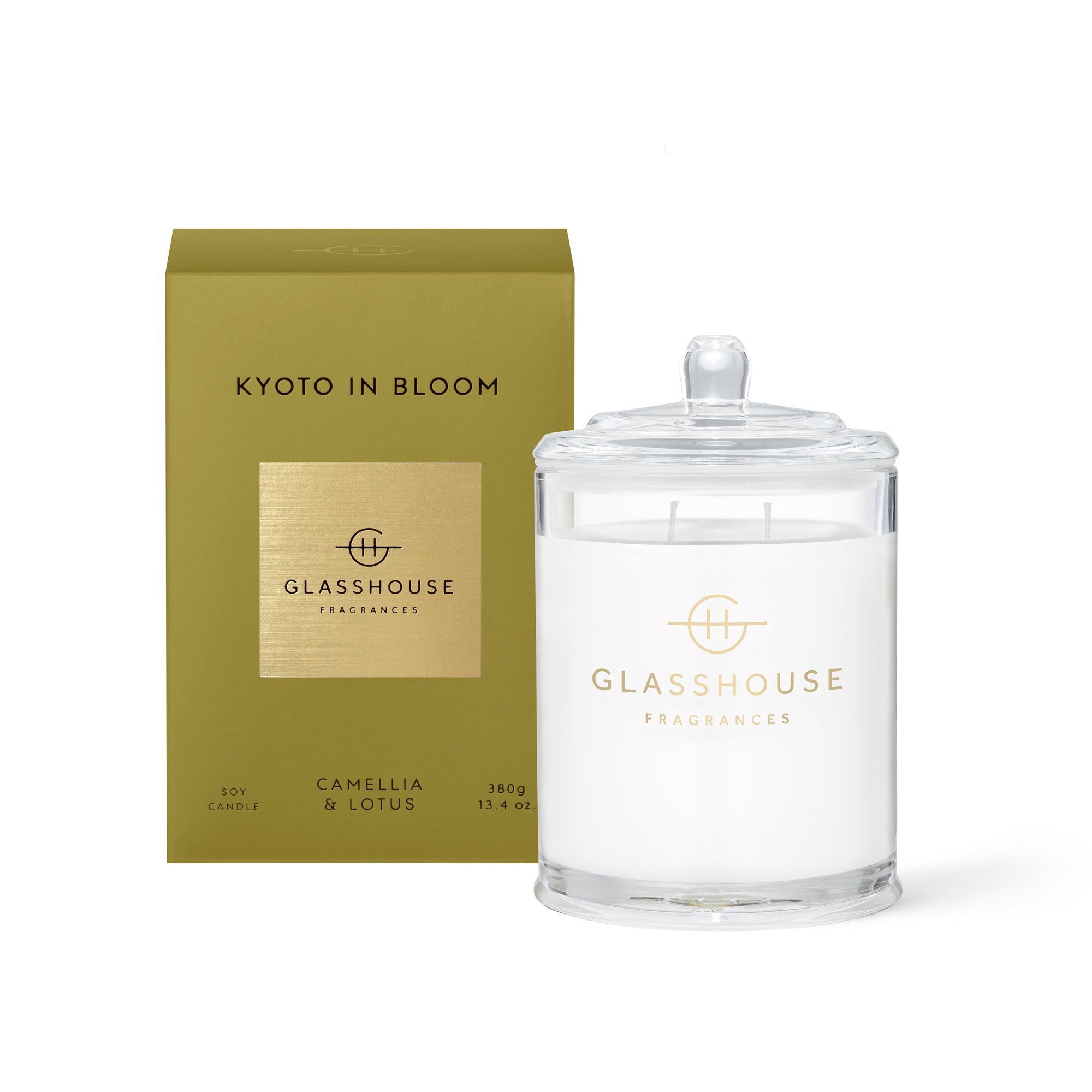 Glasshouse Fragrance candle 380g **Pre Order** Glasshouse Candle Kyoto In Bloom Candle