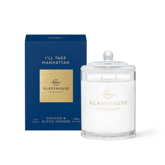 Glasshouse Fragrance candle Glasshouse I'll Take Manhattan Candle 380g **Last Ones**