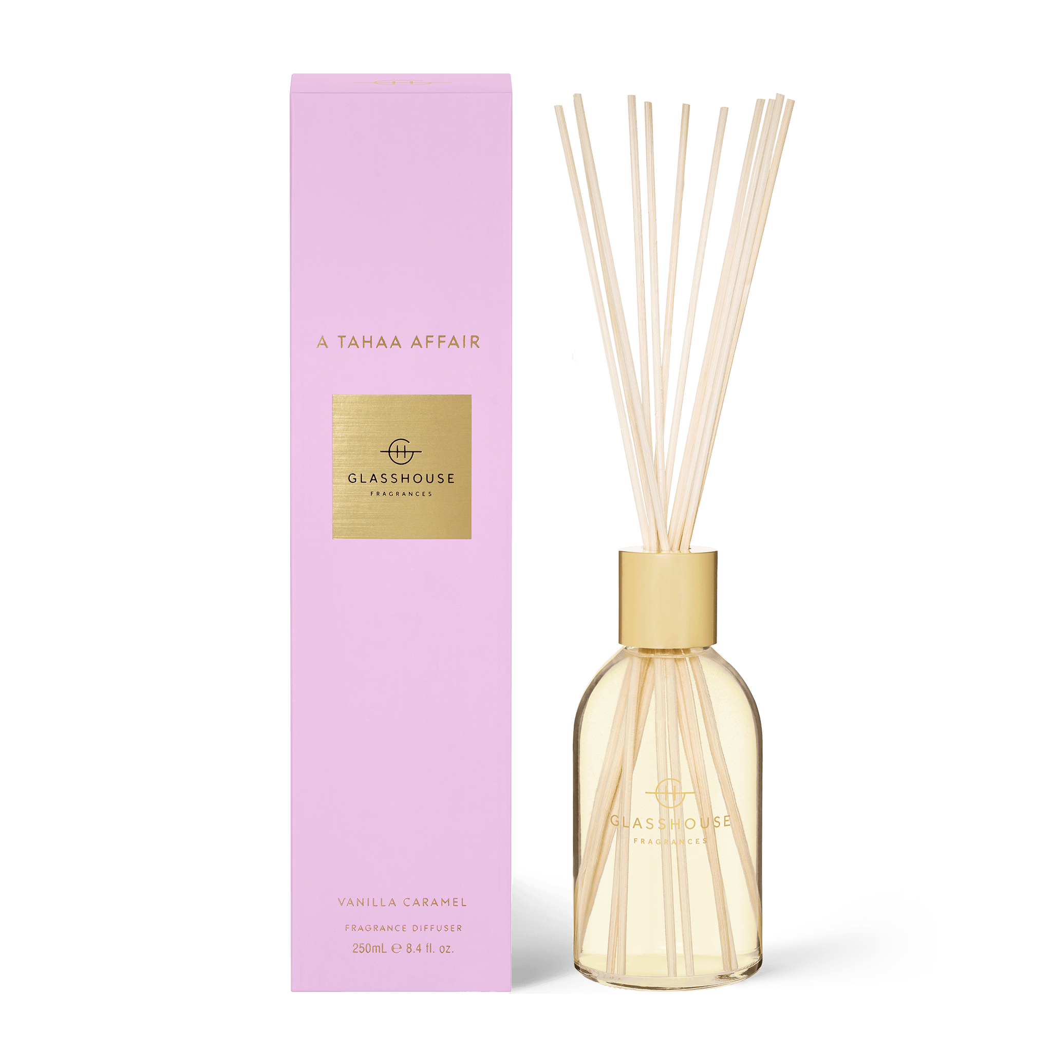 Glasshouse Fragrance fragrance Glasshouse Diffuser A Tahaa Affair 250ml (Vanilla Caramel)