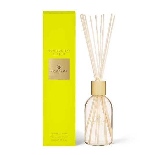 Glasshouse Fragrance fragrance Glasshouse Montego Bay Rhythm Diffuser 250ml (Coconut Lime)