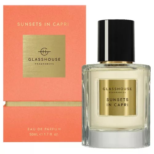 Glasshouse Fragrance 50ml **Pre Order** Glasshouse Sunsets in Capri EDP