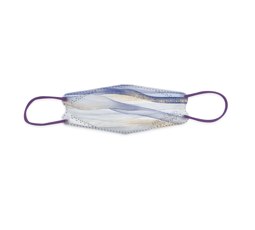 Mask Lab DISPOSABLE Face Mask "Sapphire Ombre" (single mask)