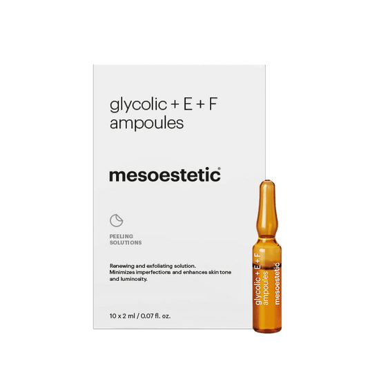 Mesoestetics Glycolic E + F Ampoules - Exquisite Laser Clinic