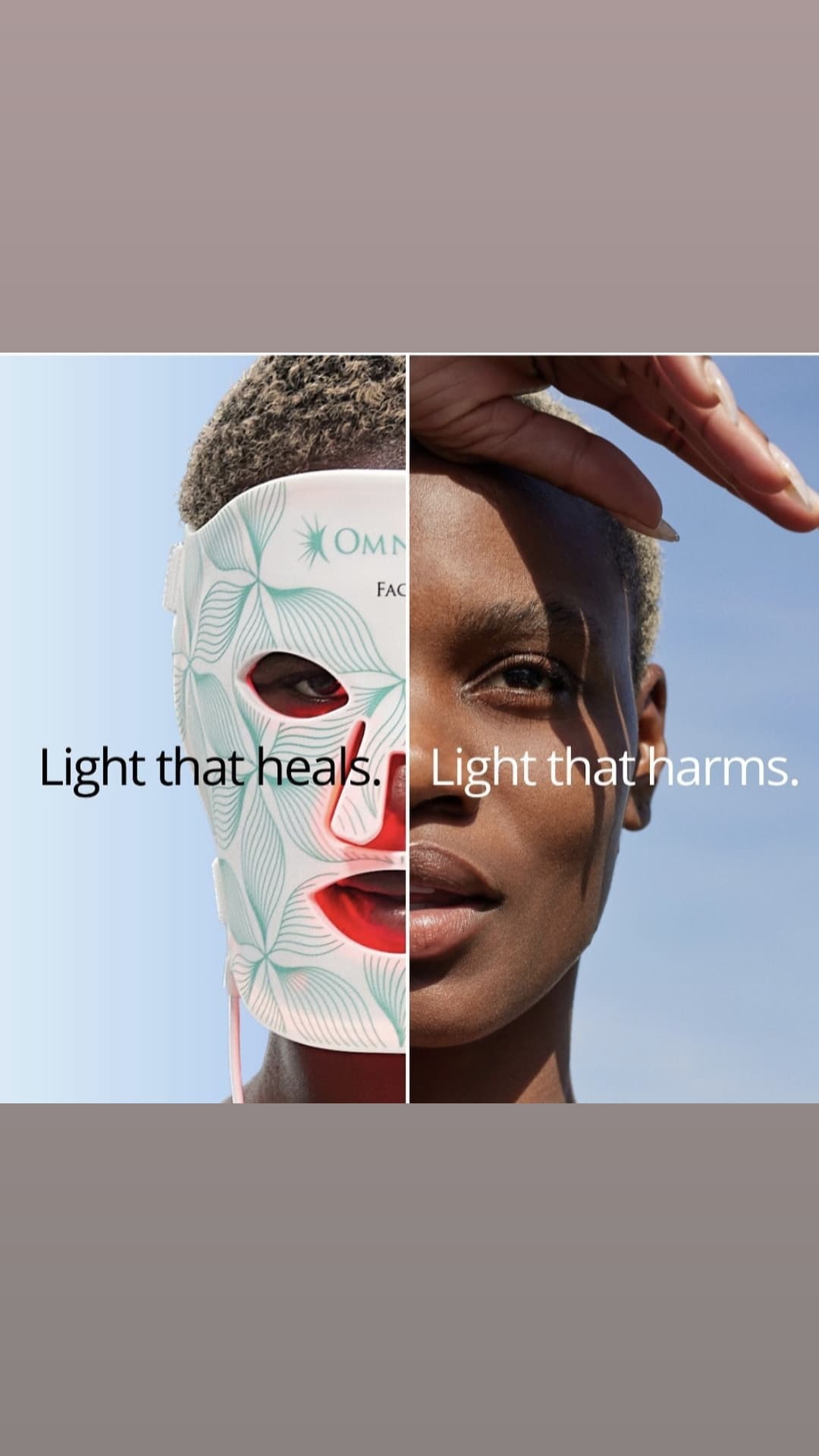 omnilux skin care Omnilux Contour Face LED Home Treatment Mask **Pre Order**