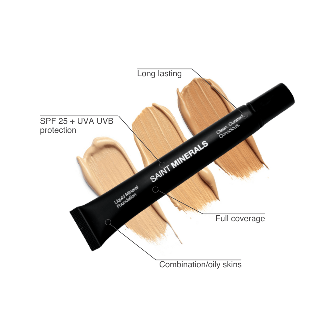 Saint Minerals Makeup Saint Minerals Liquid Foundation Starter Pack